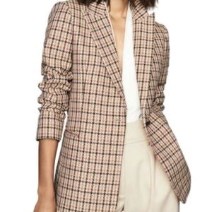 Reiss Houndstooth Blazer Jacket size 12